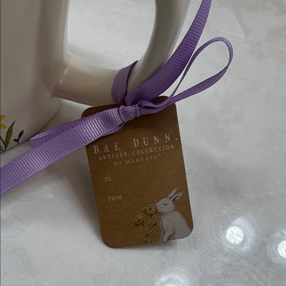 Rae Dunn Hip Hop Bunny Mug - White and Pink - Picture 5 of 5